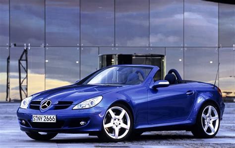 What was the last year for the Mercedes SLK? 2