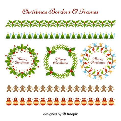 Free Vector Christmas Borders And Frames