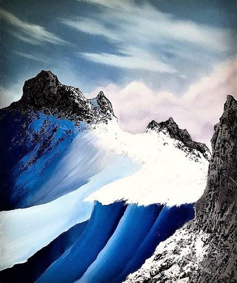 Glacier Mountain Painting By Willy Proctor Fine Art America