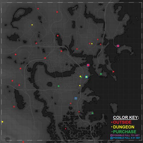 Fallout 4 Mapa Z Lokalizacją Wszystkich Pancerzy Newsy Gamedotpl