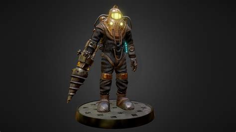 Subject Delta Bioshock 2 Buy Royalty Free 3d Model By Roger Masats