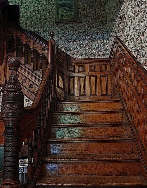 Twisted Handrail Victorian Stairs Victorian House Interiors Old