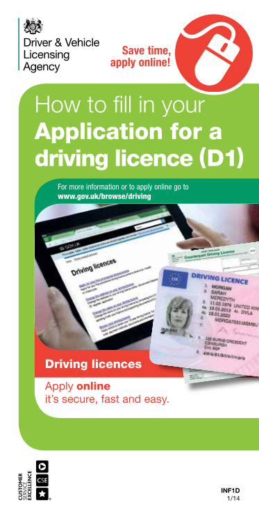 pdf how to fill in your application for a driving licence d1