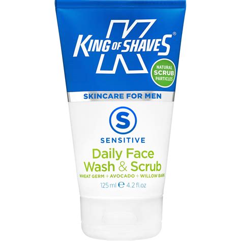 Sensitive Daily Face Wash And Scrub 125ml Shavecomau