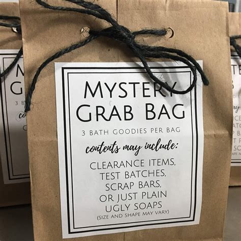 mystery grab bag surprise inside may contain clearance etsy