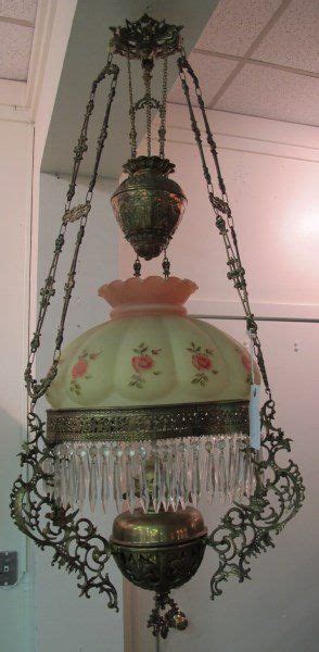 Lot Victorian Hanging Parlor Lamp Lot Number 0245a Starting Bid