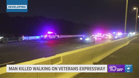 Person Hit Killed By Car After Walking Along Road Near Tpa