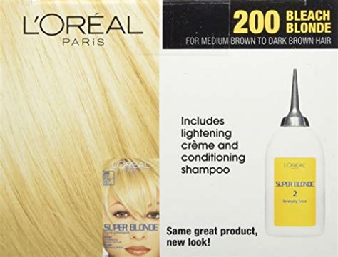 Loreal Paris Super Blonde Creme Lightening Kit 200 Bleach Blonde