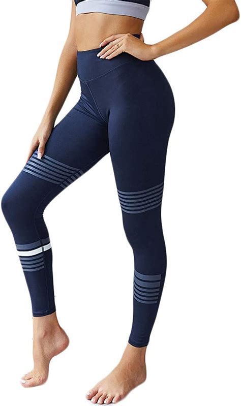 Tonsee Womens Yoga Pants Womens Offset Stitching Tight Hip Sports