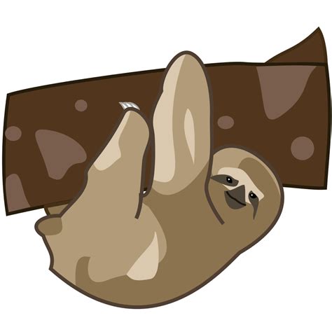 Download File:Sloth cartoon.svg - Wikipedia