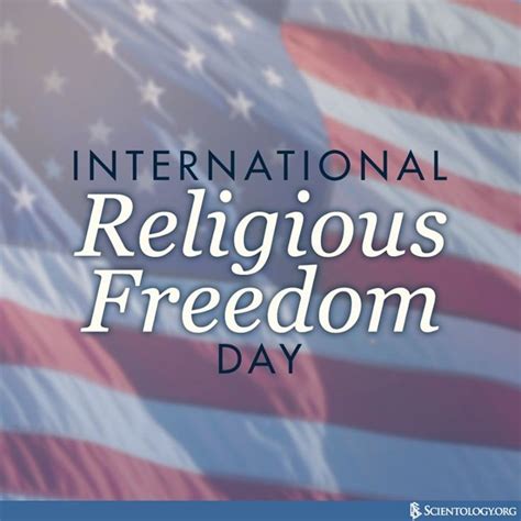 Celebrating International Religious Freedom Day Stand
