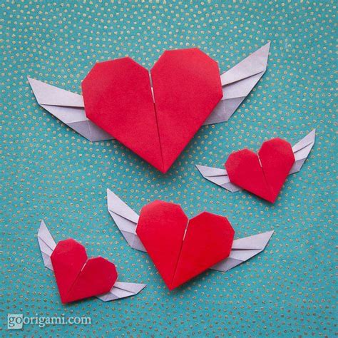 Diy Tutorial Flying Origami Heart Video Tutorial At