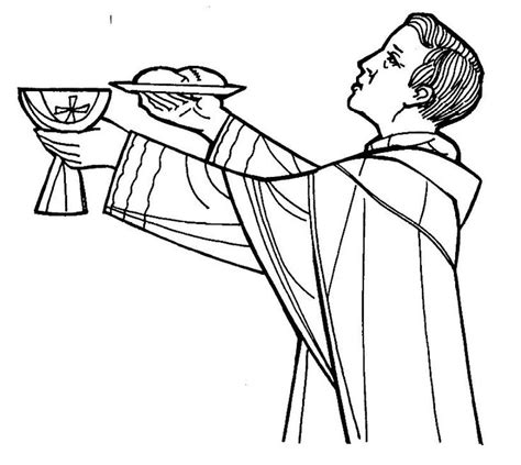 Free catholic mass bulletins and coloring pages saint thomas. Catholic Communion Cliparts | Free download on ClipArtMag