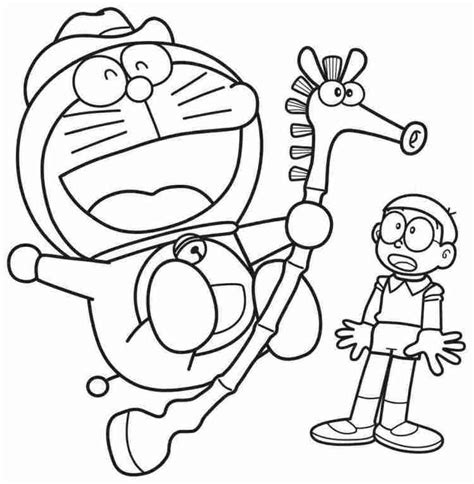 Detail Gambar Mewarnai Kartun Doraemon Koleksi Nomer 55