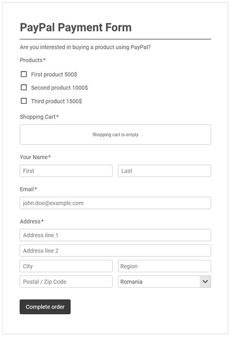 Top 10 Free Order Form Templates In 2020 Abcsubmit