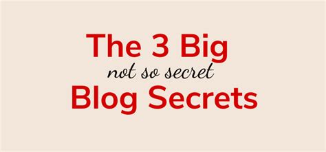 3 Blog Secrets Content Internal Links And Keywords