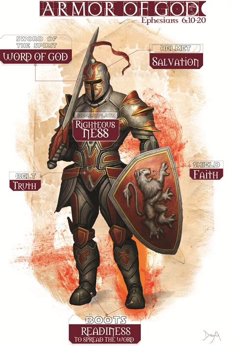 Armor Of God Ephesians 610 20 Armor Of God Christian Warrior