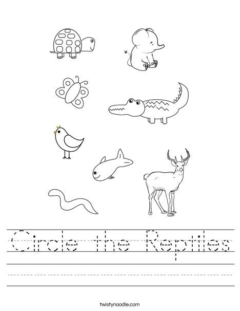 what is a reptile printable reptile book by twistynoodlecom animal - 17
