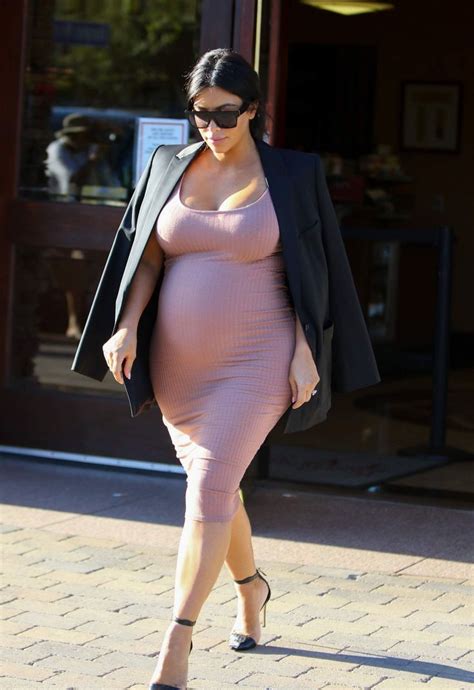 Kim Kardashian Pregnant 2015 Pregnant Kim Kardashian Out And About In