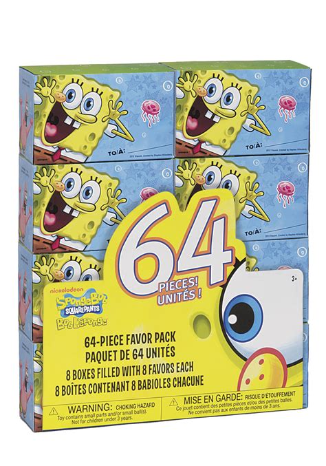 Spongebob Favor Pack