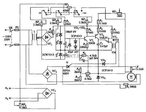 100w Full Wave Single Junction Transistor Trigger Doer Control Circuit