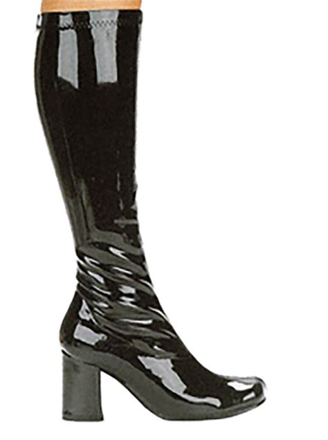 Maybe you would like to learn more about one of these? 3" Go-go Boots in Black Vinyl Patent Leather