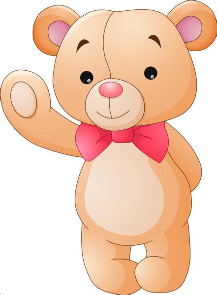 Cute Teddy Bear Vector Illustration 01 Vector Animal Free Download