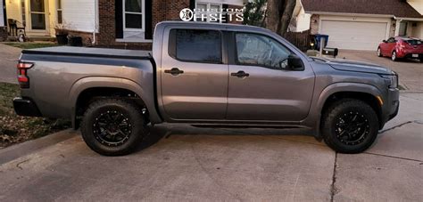 2022 Nissan Frontier With 17x9 3 Dx4 Rebel And 26570r17 Venom Power