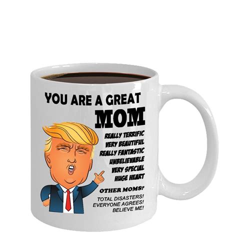 Funny Donald Trump Mug For Mom Great Mom Coffee Mug Birthday Etsy