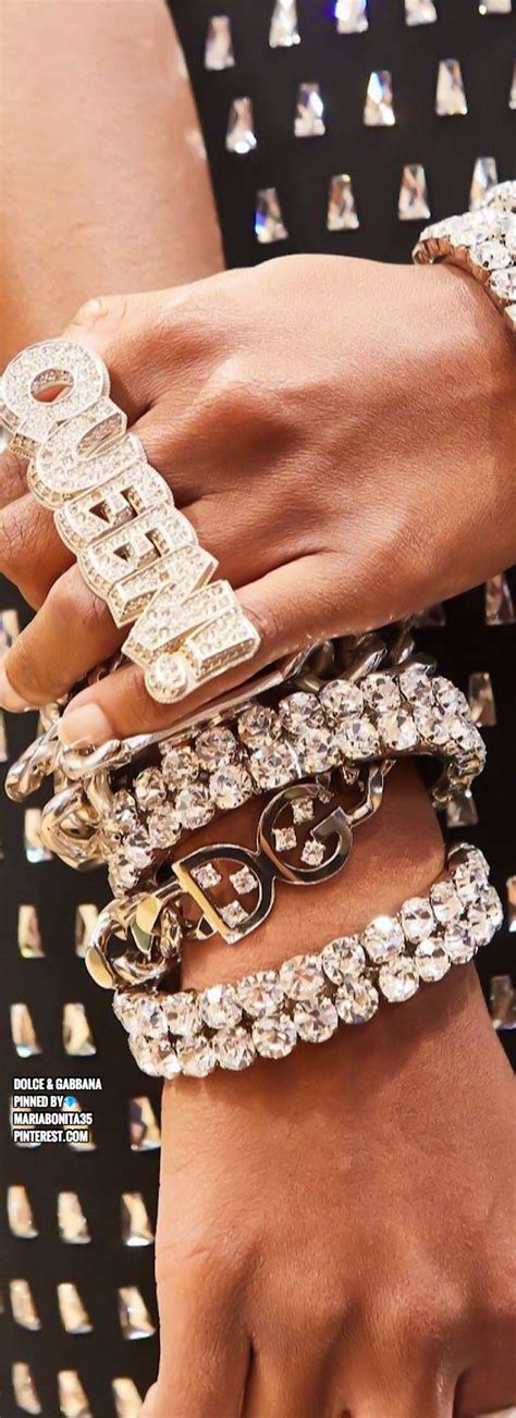 Dolce And Gabbana Secrets And Diamonds Details Bling Fashion Jewelry