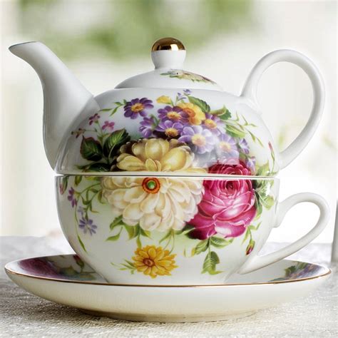 Aliexpress.com : Buy Afternoon tea sets ceramic tea for one floral tea
