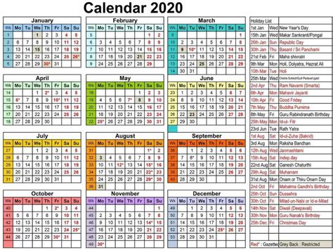 20 Gregorian Year Free Download Printable Calendar Templates ️