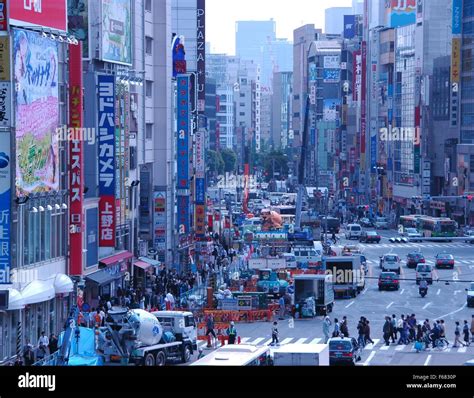A Street Scene In Ueno District Tokyo Japan Stock Photo Alamy