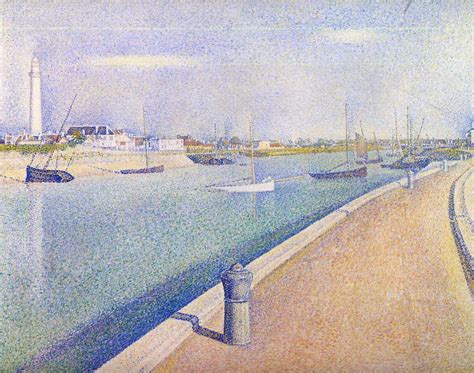 The Channel Of Gravelines Petit Fort Philippe By Seurat 1890 Totally