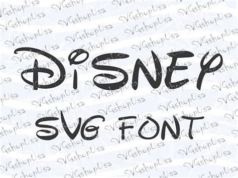 Disney Font Svg Disney Font Png Disney Alphabet Dxf Disney Clipart