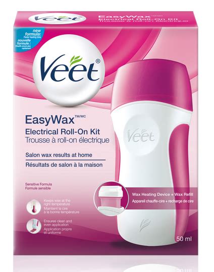 Veet® Easywax™ Electrical Roll On Kit Wax Canada Discontinued 2017