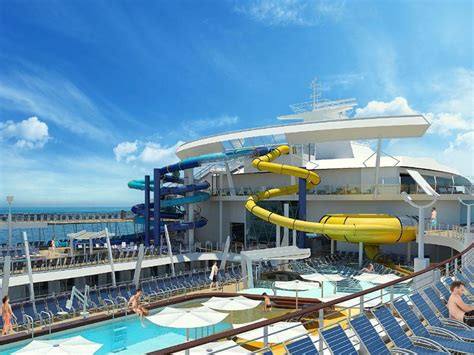 The water slides reaches incredible speeds. Everything we know about Harmony of the Seas' water slides | Royal Caribbean Blog