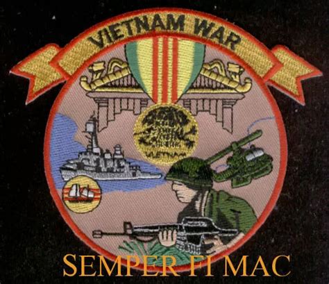 Vietnam War Patch Us Army Marines Navy Air Force Veteran Vet T Pin