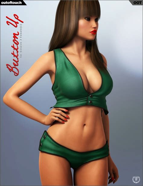 Download Daz3d Software For Free — Daz 3d Button Up Outfit For