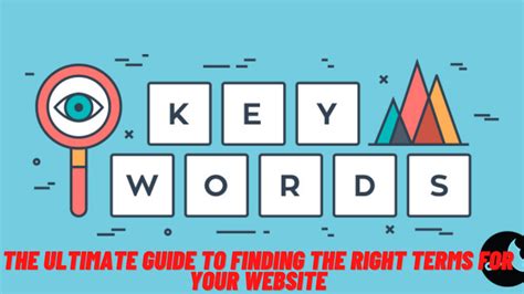 Keyword Research The Ultimate Guide To Finding The Right Terms For