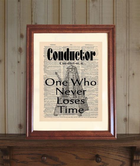 An examination of film directing through quotes of luminaries in the profession. Conductor Dictionary Print Conductor Quote Music Conductor | Etsy | Dictionary prints ...
