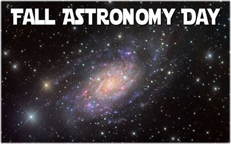 Fall Astronomy Day October 8 Astronomy Day National Holidays