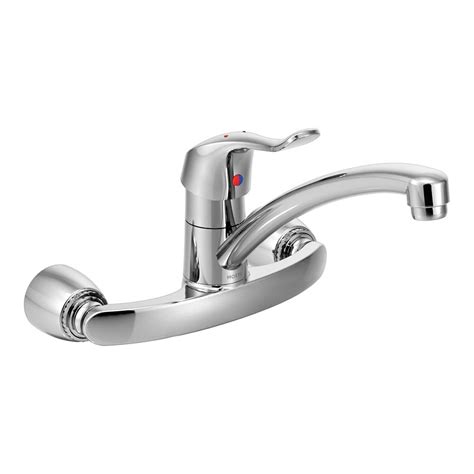Finding the right kitchen faucet can be tricky at best. MOEN 8713 M-DURA One-Handle Wall Mount Kitchen Faucet, 1.5 ...