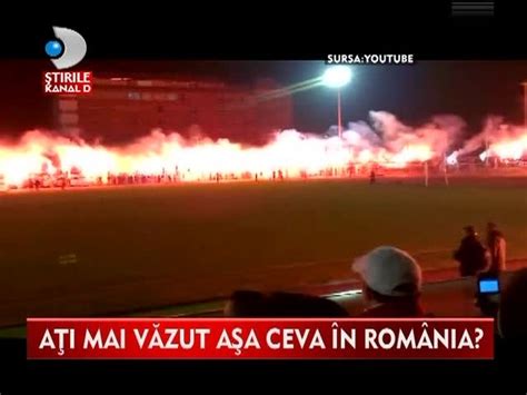 Ati Mai Vazut Asa Ceva In Romania Atmosfera Incendiara Pe Un Stadion La Propriu Video Kanal