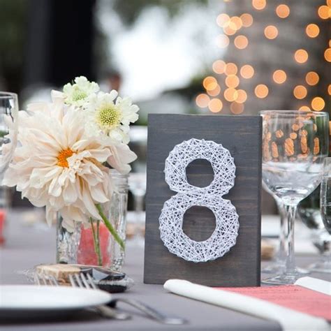 7 Diy Wedding Table Number Tutorials And 40 Samples Deer Pearl Flowers