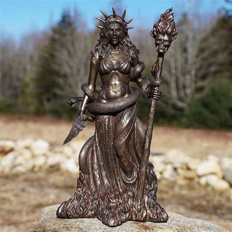 Hecate Goddess Bronze Statue Hecate Goddess Hecate Statue