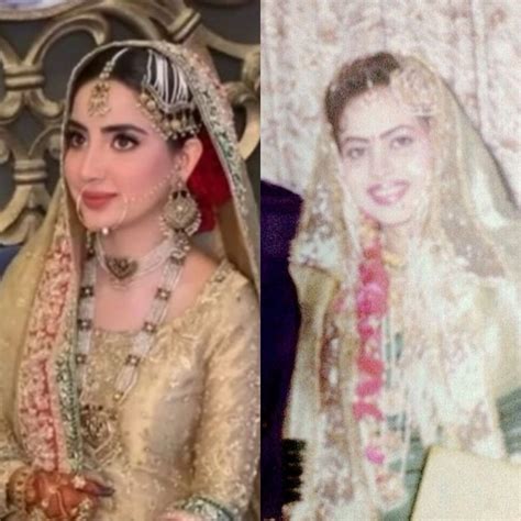 How Saboor Sajal Paid Homage To Mothers Bridal Looks