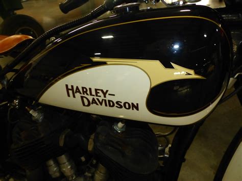 Oldmotodude 1933 Harley Davidson Vle On Display At The Western Antique