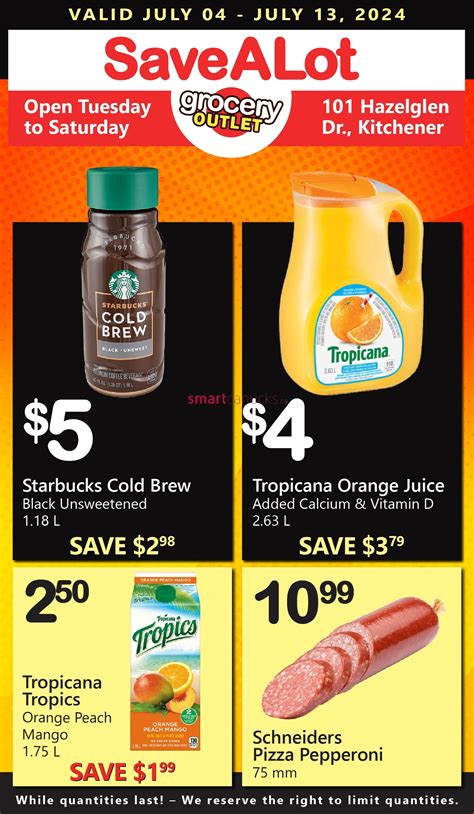 SaveALot Grocery Outlet Canada Flyers