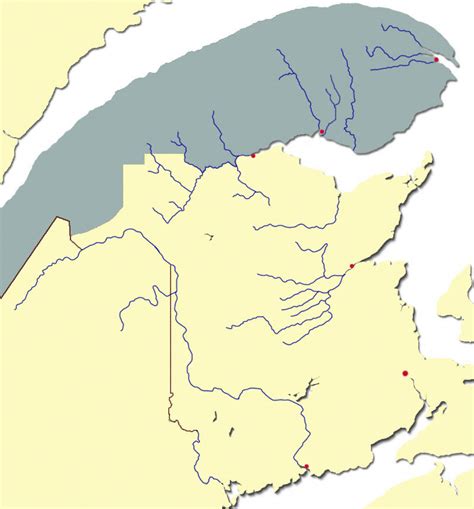 The Atlantic Salmon Rivers Of Gaspé Peninsula Quebec Canada The